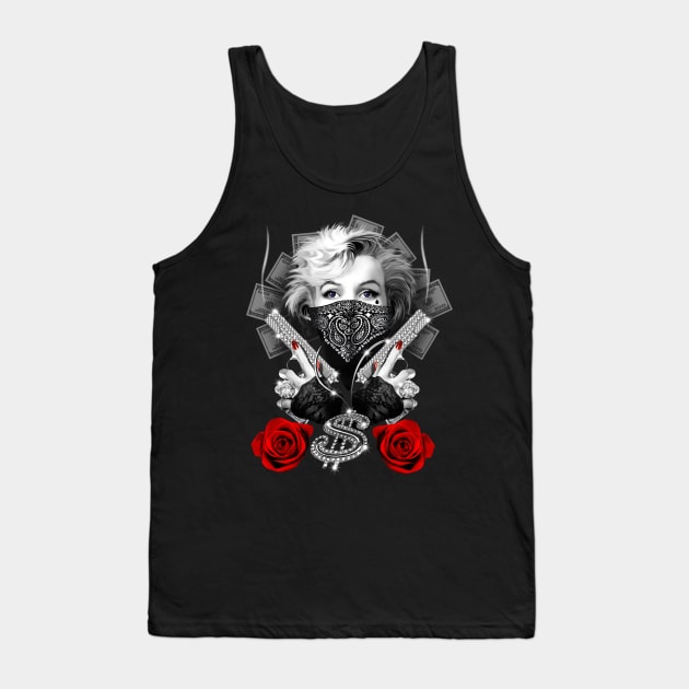 Marilyn Gangsta Tank Top by Artizan